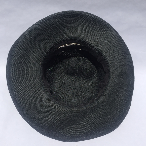 Sydney Harbor Adjustable Black 100% Paper Hat - Picture 5 of 7